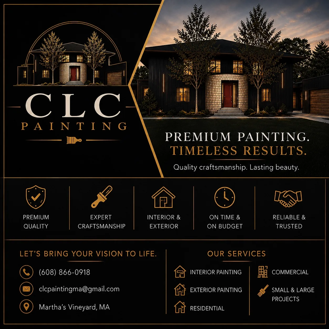 CLC Painting LLC branding